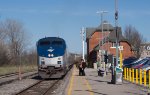 The westbound Maple Leaf calls at Niagara Falls, Ontario